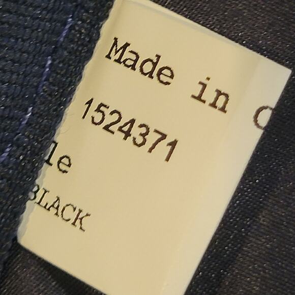 Links & Kings Black Leather Golf Shoe Bag with Shin Invitaional logo on front - Picture 10 of 12